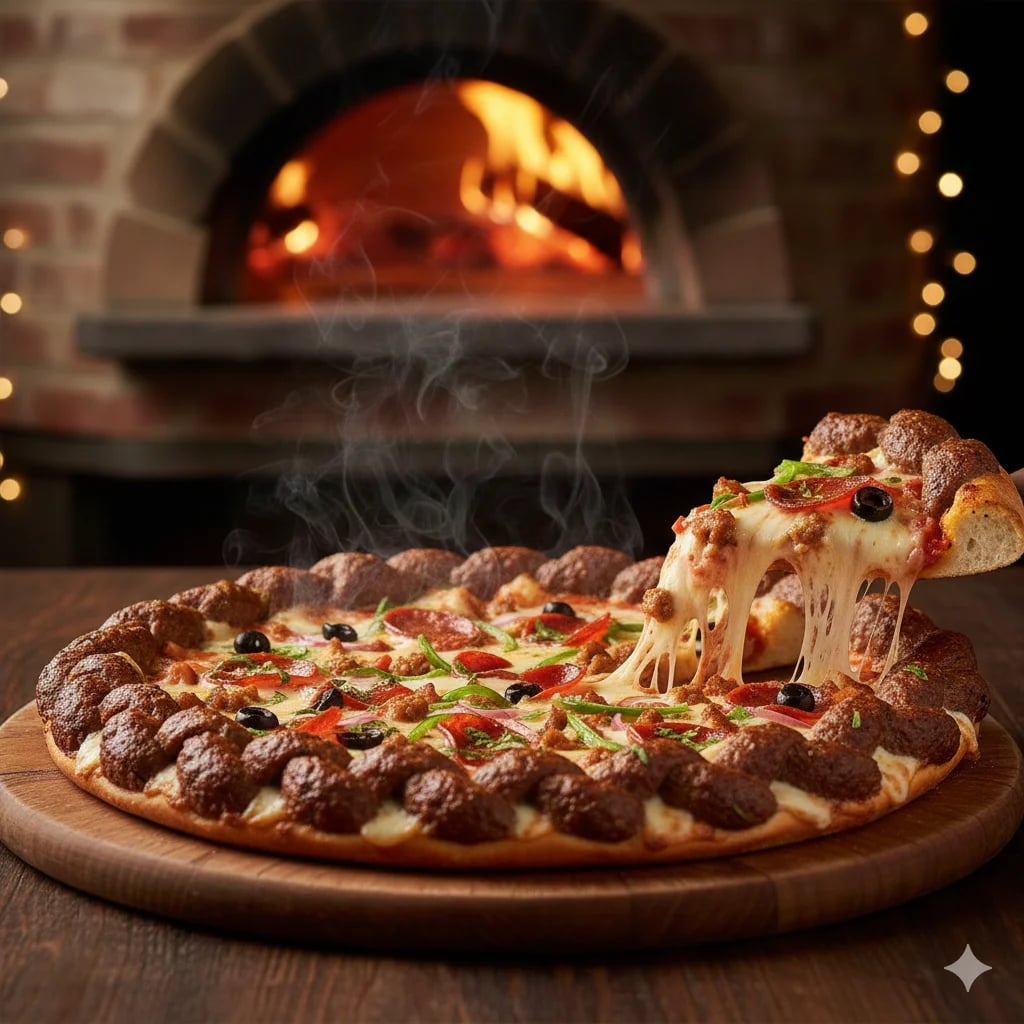 Kabab Crust Pizza